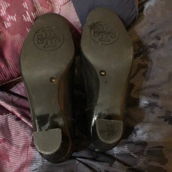 Tory Birch Like New Black Mid Bootie - Picture 5 of 6